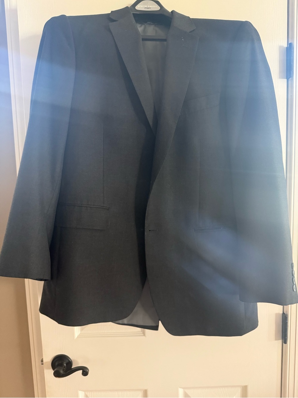 Men's Gray Single-Breasted Formal Blazer